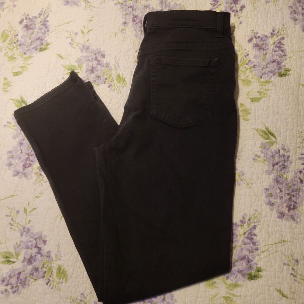 Gloria Vanderbilt Womens Size 8 Stretch (28 X 28) Jeans Black High Rise